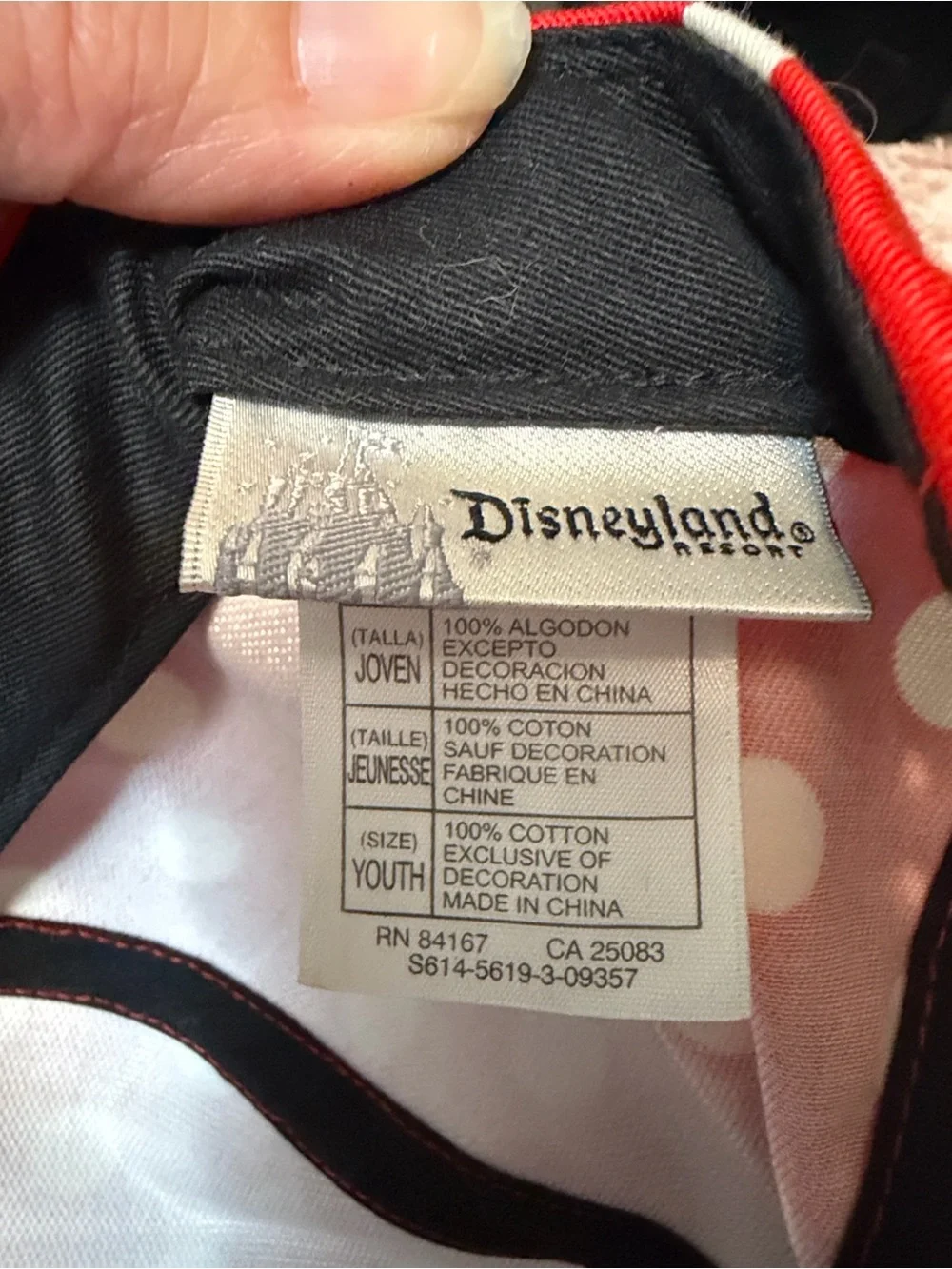 Disney Parks Minnie Mouse Ears & Bow Baseball Cap – Youth Size